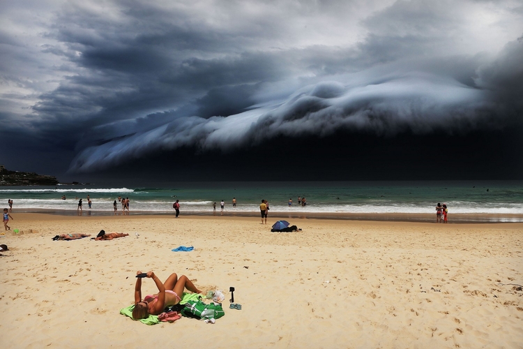 "Chmurowe tsunami" nad Sydney.I miejsce w kategorii "Nature", zdjęcia pojedyncze, fot. Rohan Kelly